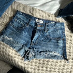 Pacsun distressed denim shorts